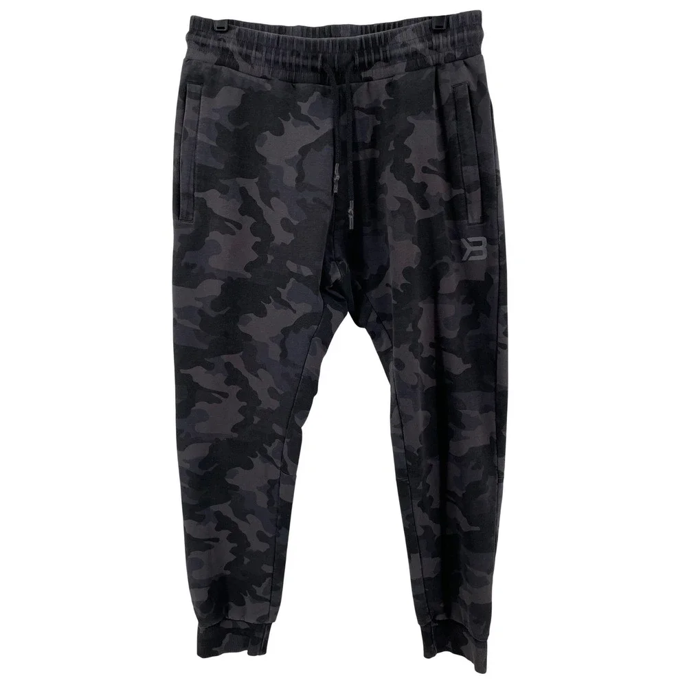 Better Bodies Camo Jogger Sweatpants‎ Mens XL Gray Black Gorpcore Streetwear